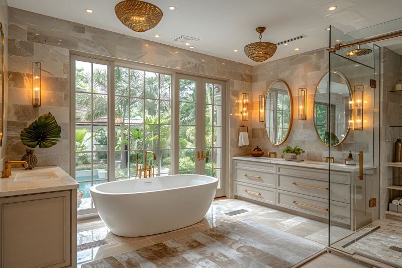 Elegant Bathtub Setting